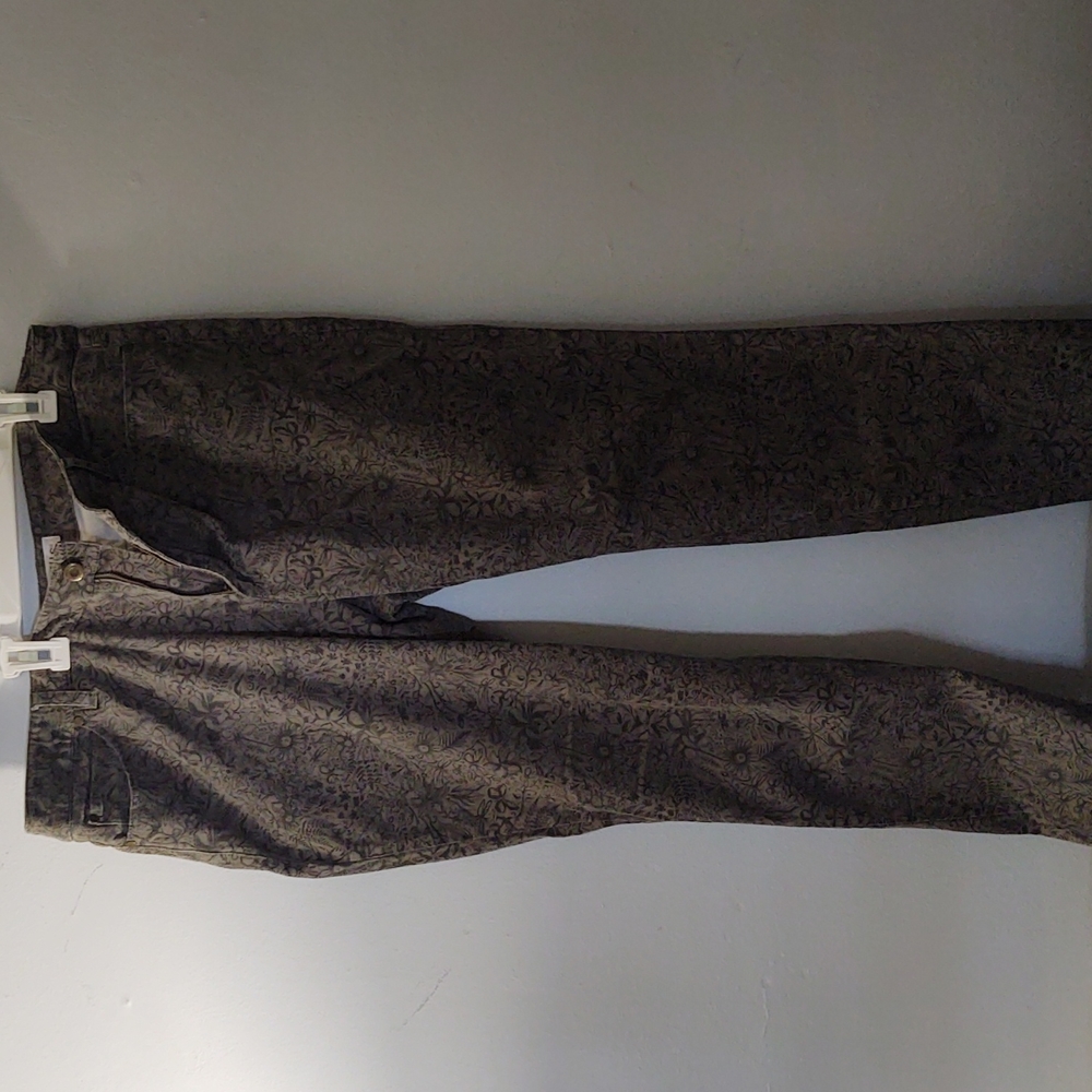 Orvis floral pattern jeans
